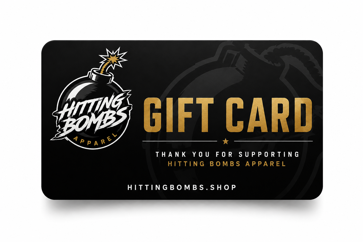 HITTING BOMBS APPAREL GIFT CARD