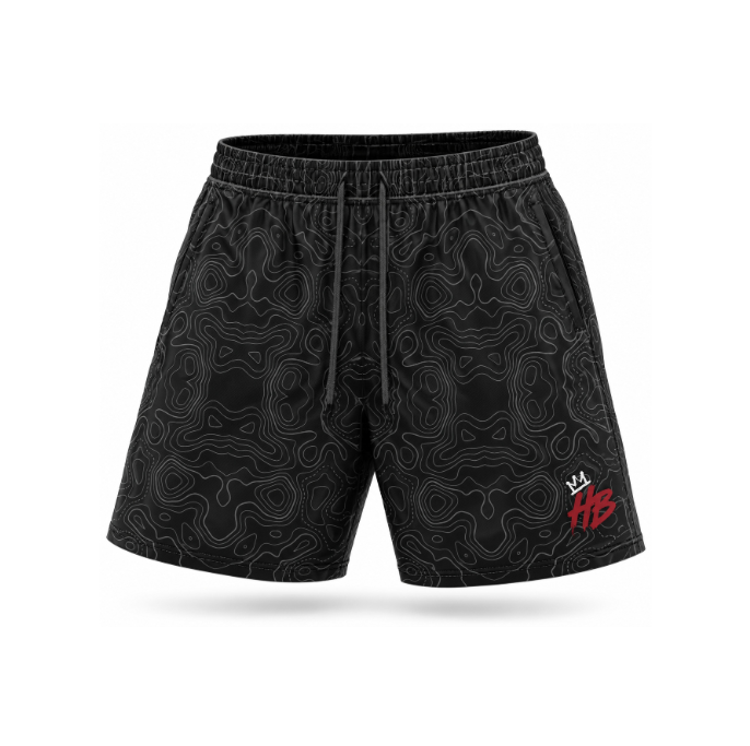 TERRAIN CAMO ATHLETIC SHORTS