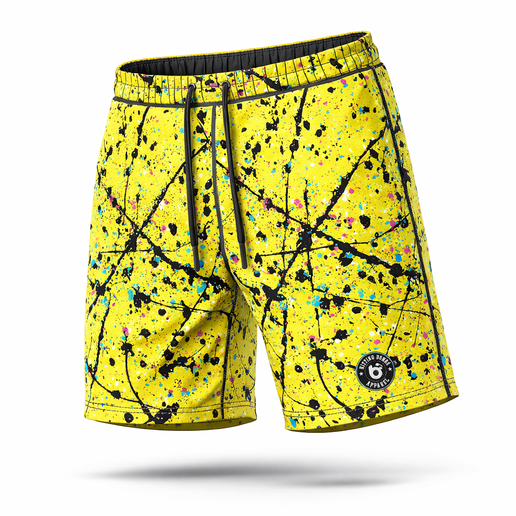 Yellow Athletic Shorts