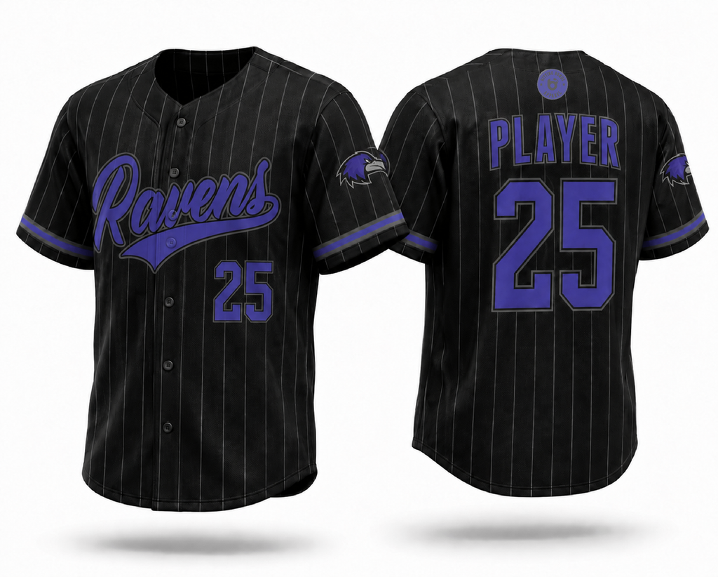 RAVENS BUTTON UP