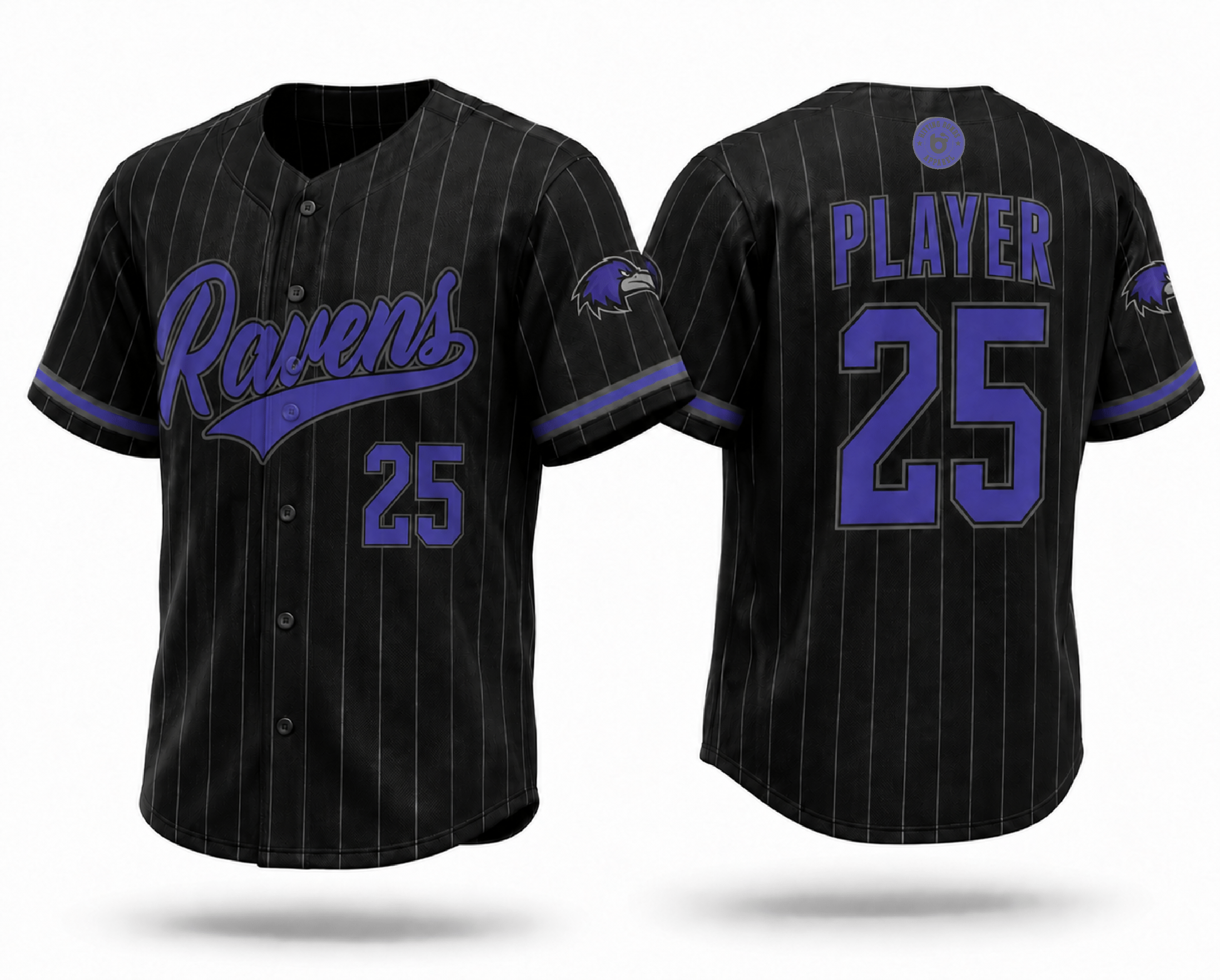 RAVENS BUTTON UP