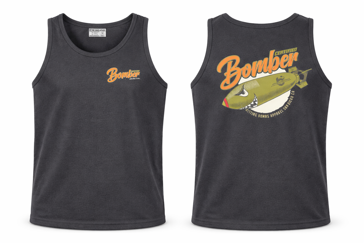 Certified Bomber Black Tank Top